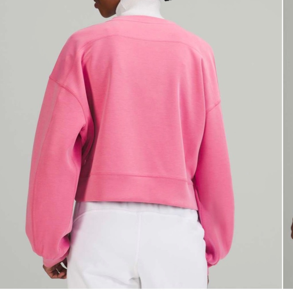 Lululemon Perfectly Oversized Cropped Crew *Softstreme - Picture 2 of 4